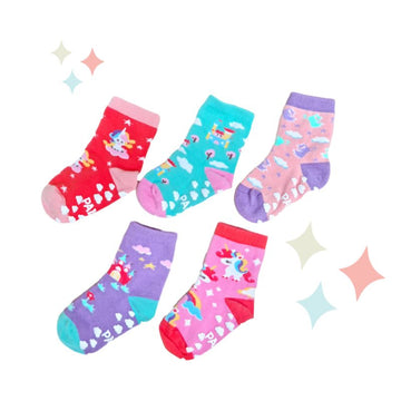 Unicorn and dream castle socks